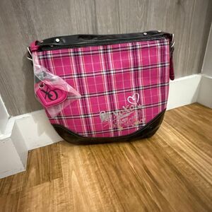XOXO Preppy Girl Plaid Shoulder Bag NWT